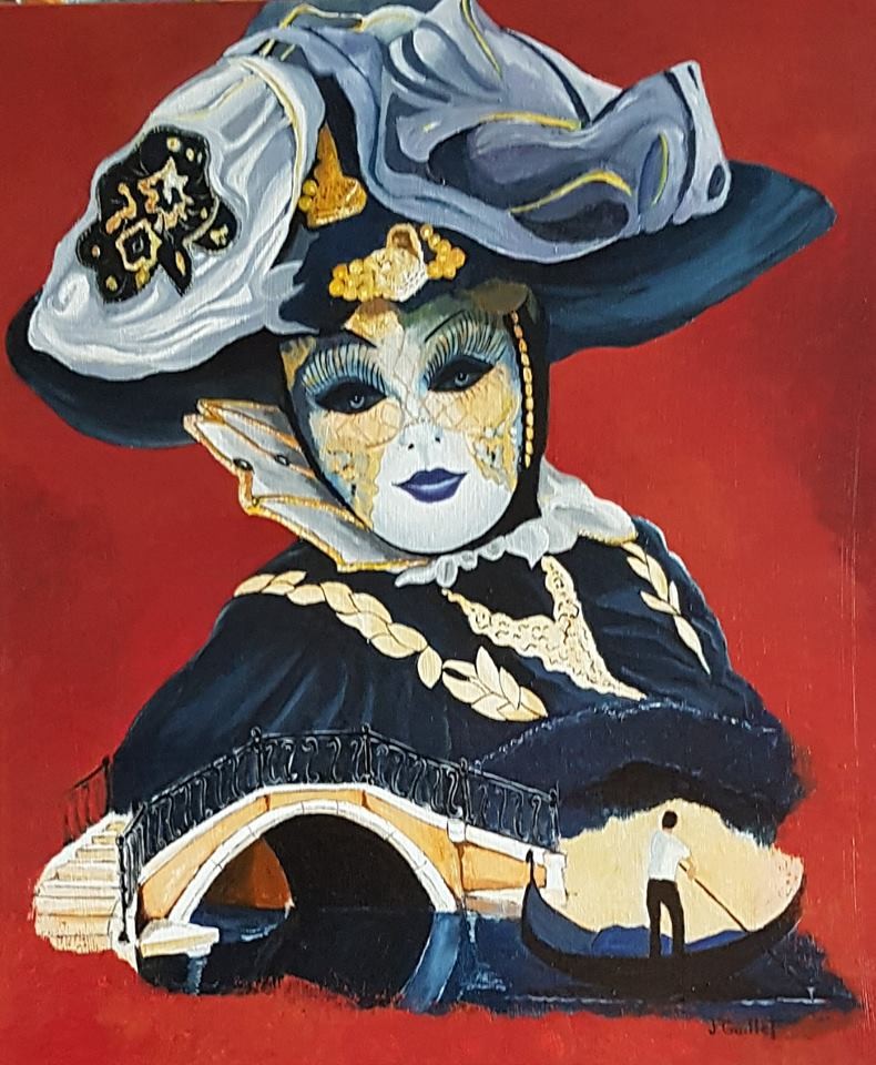 La donna azzua del ponte borgoloco