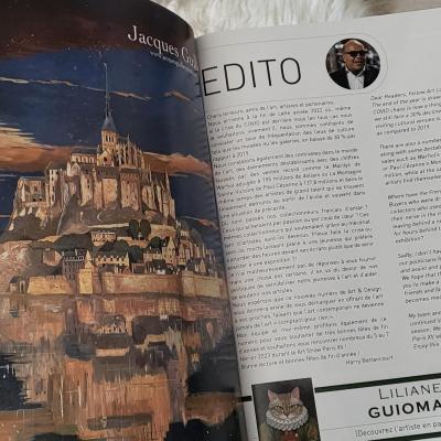 2ème de couverture Art et Design décembre 2022